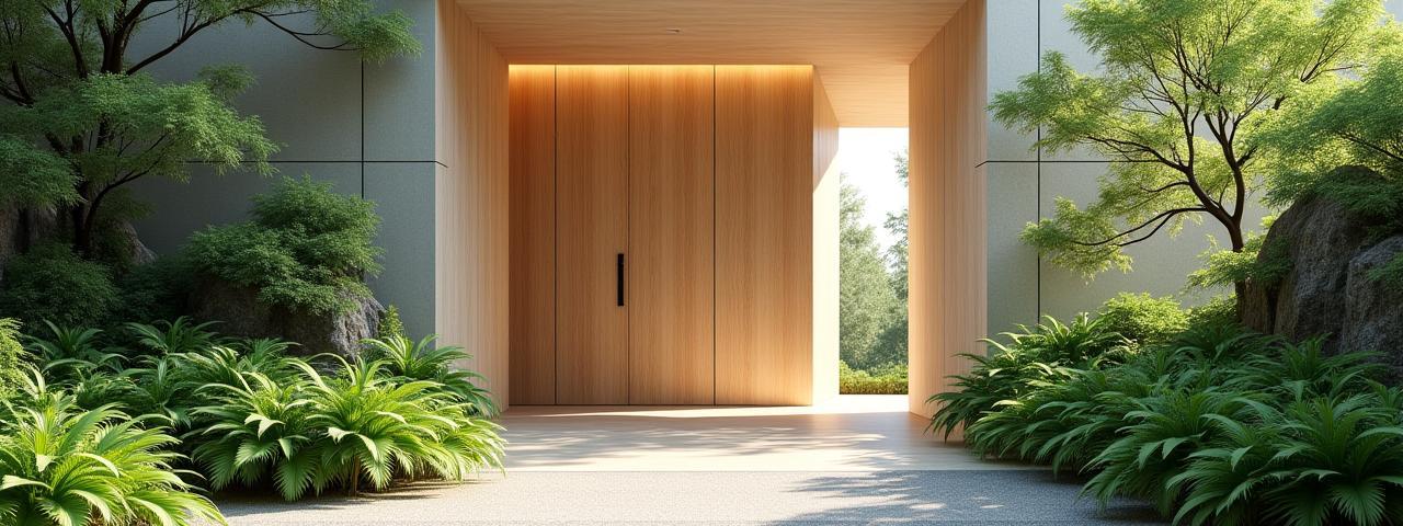 Cicada Glow workshop entrance with lush Taiwanese botanicals
